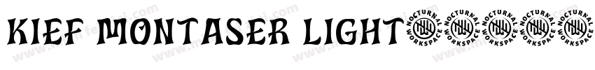 Kief Montaser Light字体转换